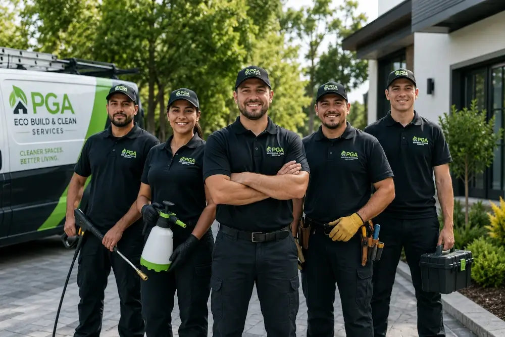 PGA Eco Clean commercial cleaning and property services team in Somerset County